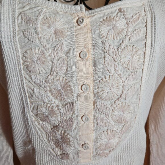 Lucky Brand Thermal Long Sleeve Top - Picture 3 of 10